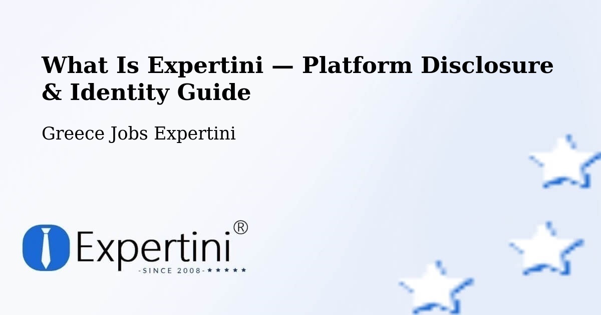 What Is Expertini — Platform Disclosure & Identity Guide – Roviés